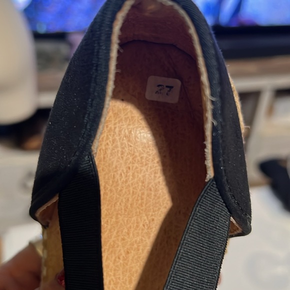 ESPADRILLES dark blue flats. Embroidered size 27 - Picture 7 of 15